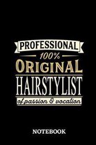 Professional Original Hairstylist Notebook of Passion and Vocation