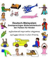 Deutsch-Malayalam Zweisprachiges Bilderw rterbuch Der Farben F r Kinder