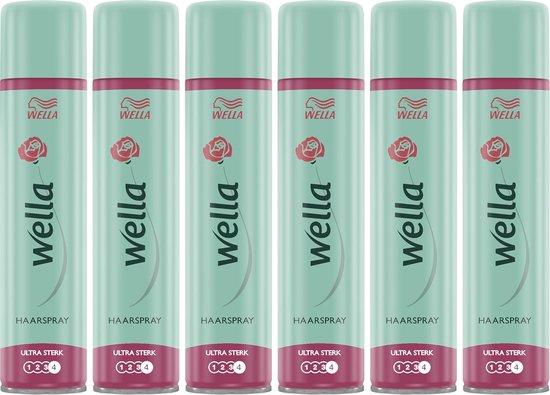 Wella Ultra Strong Hairspray -  haarspray - 6 x 250 ml