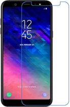 Screenprotector geschikt voor Samsung Galaxy A6 (2018) - Tempered Glass Glazen Gehard Transparant 9H 2.5D - van iCall