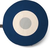 Kai Kopenhagen Kai Kussen Donkerblauw/ Grijs