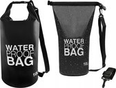 Waterproof Dry Bag Sack - Waterdichte Zak Tas - Reistas Schoudertas Survival Outdoor Rugzak - 10L Zwart
