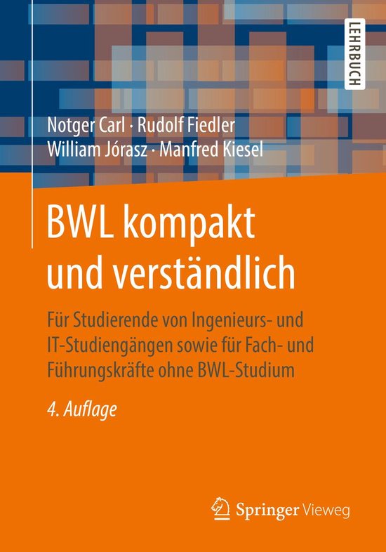 Computer Science and Engineering (German Language) - BWL kom ... - cover