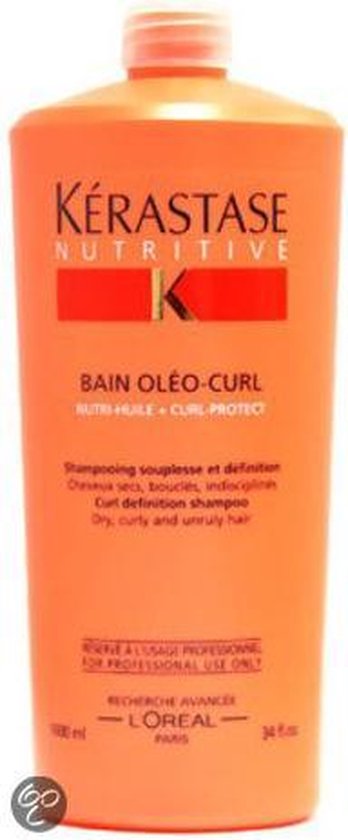 Ventilere blanding Husk Kérastase Nutritive Bain Oleo-Curl - 1000 ml - Shampoo | bol.com