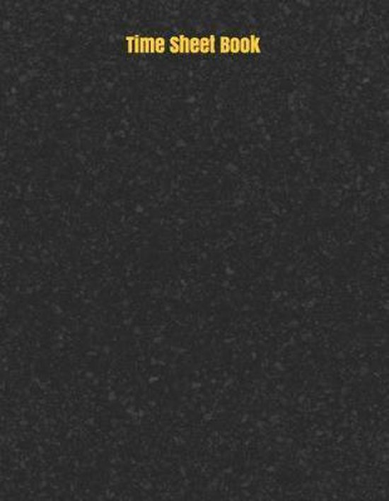Time Sheet Book 9781076990167 Philip Journal Boeken