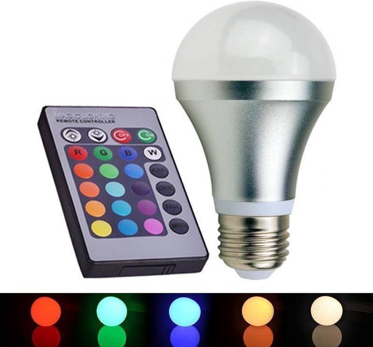 Lampe LED RGB avec Télécommande - Borosino - ABC