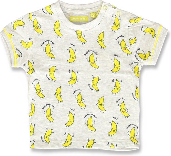Lemon Beret t-shirt jongens - grijs - 141845 - maat 74