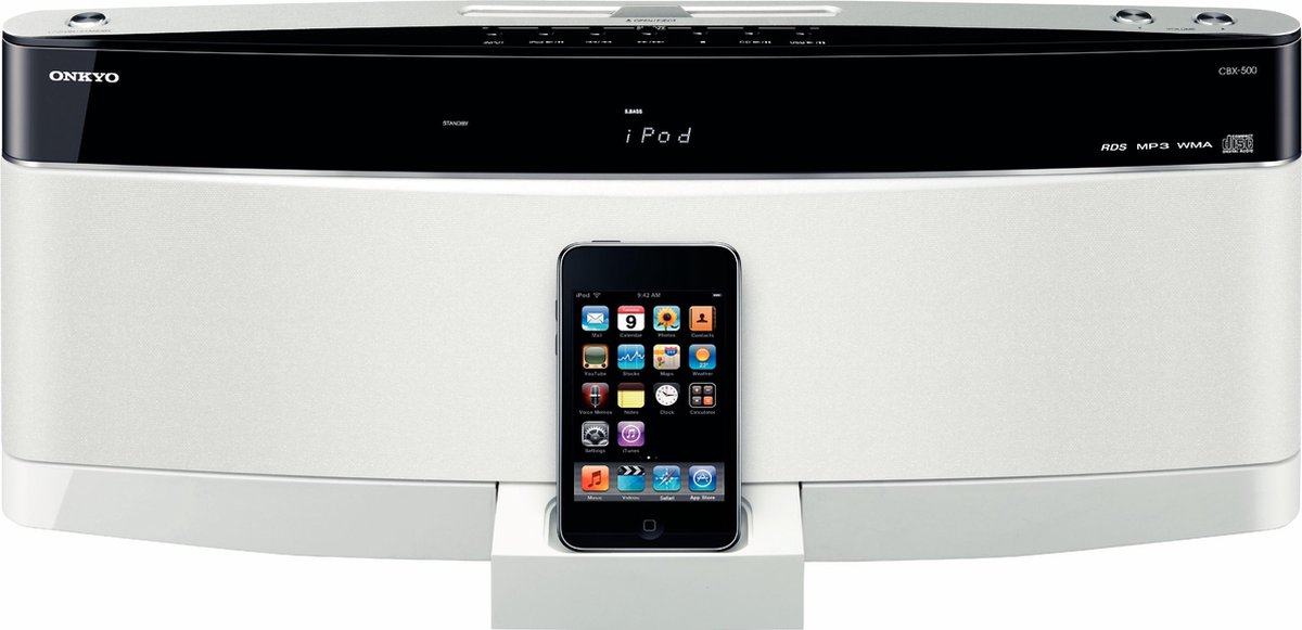 Onkyo CBX-500 - Microset met iPod dock - Wit | bol