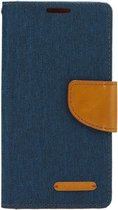 Galaxy S8 wallet - Canvas Case - Navy Blauw - JEANS