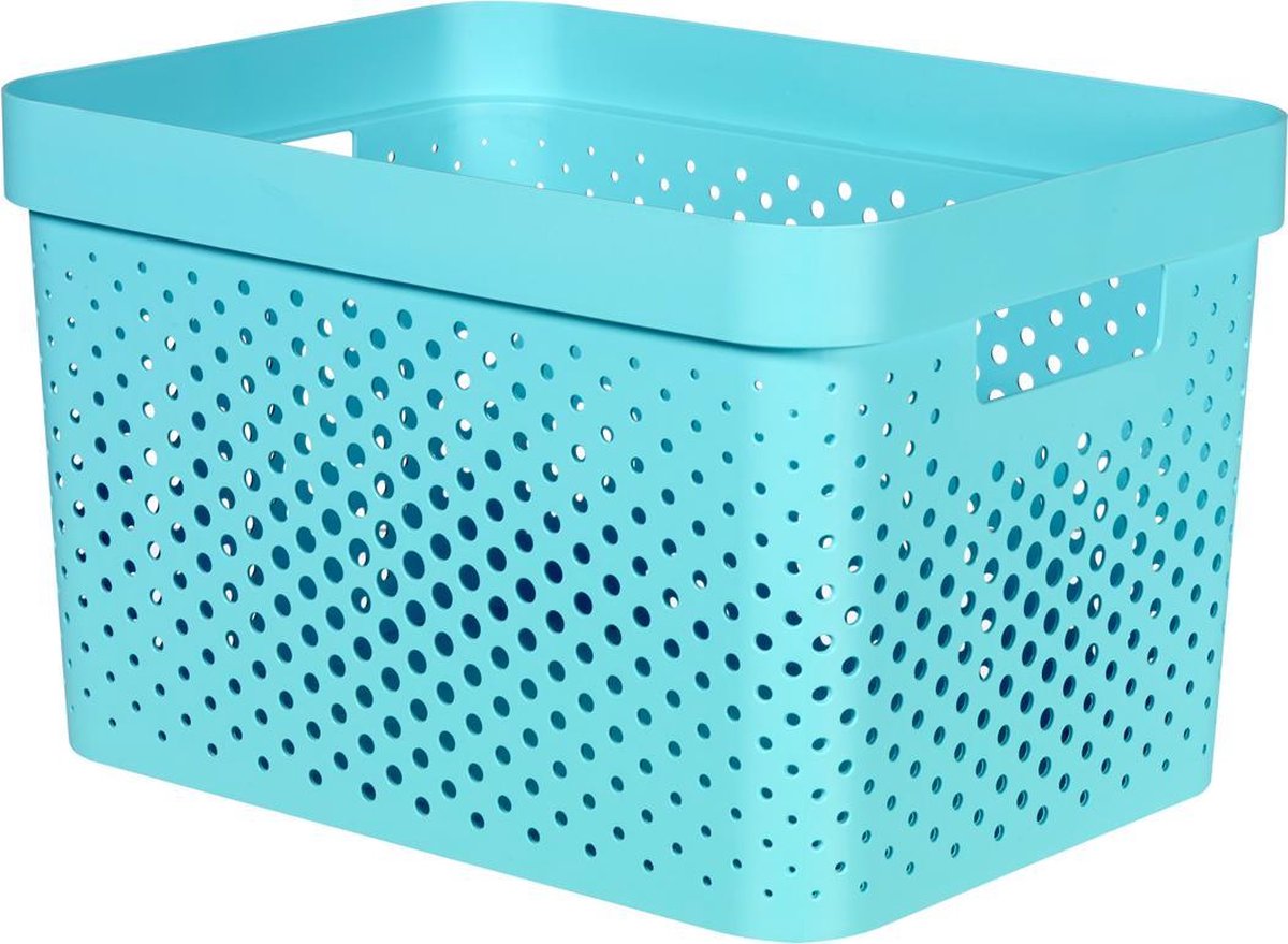 Curver - Infinity box dots 17L molokai blauw