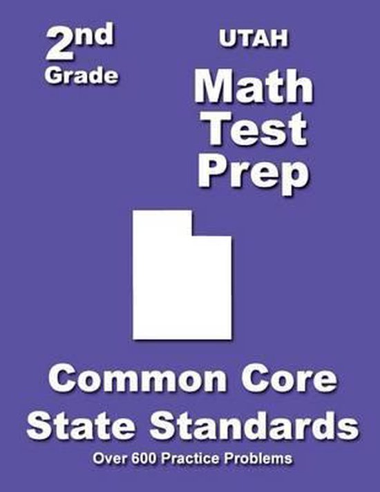 Utah 2nd Grade Math Test Prep - cover