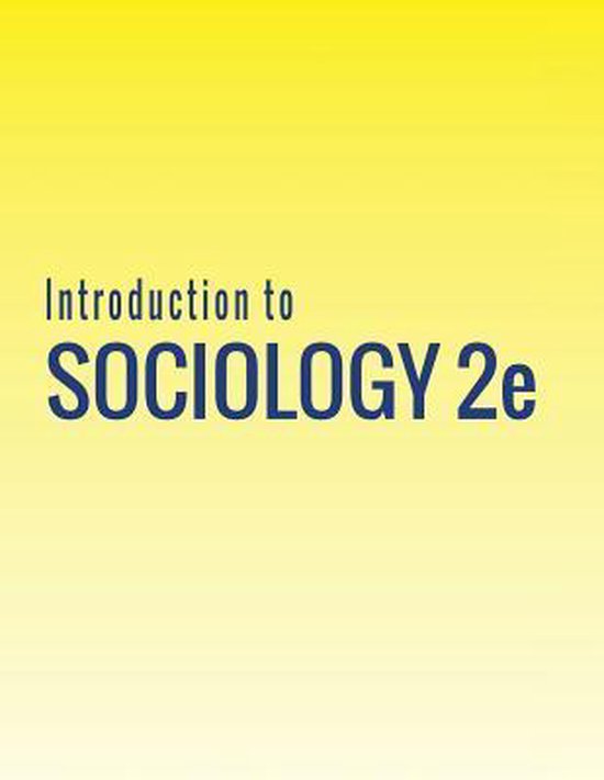 Introduction to sociology 2e openstax 9781680920062 boeken bol