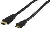 Valueline - 1.3 High Speed HDMI naar Mini HDMI kabel  - 1.5 m - Zwart