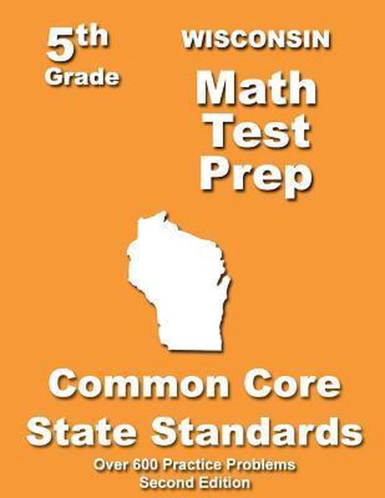 Wisconsin 5th Grade Math Test Prep - cover