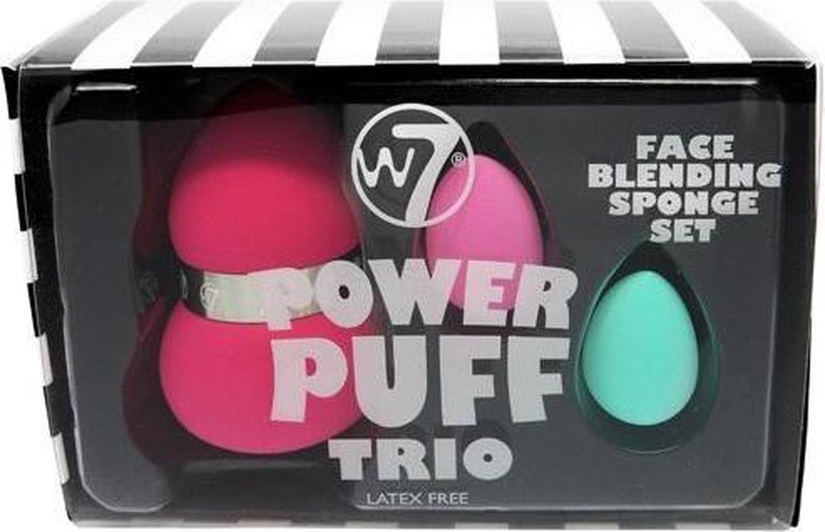 W7 Power Puff Face Trio