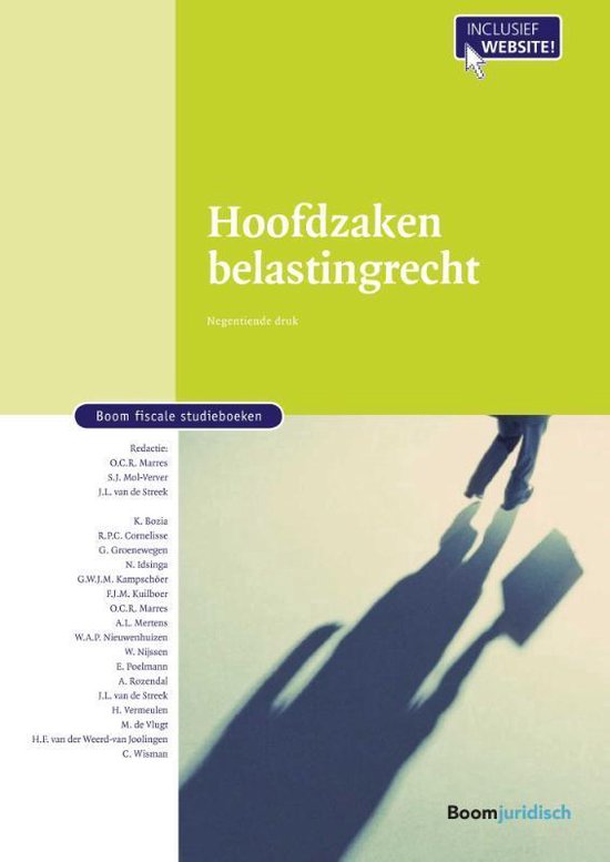 Boom fiscale studieboeken - Hoofdzaken belastingrecht - Otto Marres | 