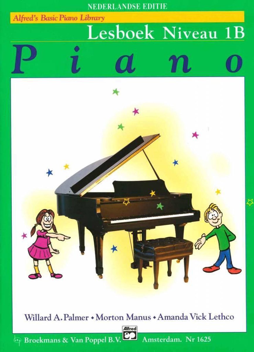 Alfred's Basic Piano Library | Lesboek Niveau 1B - Willard A. Palmer / Morton Manus / Amanda Vick Lethco