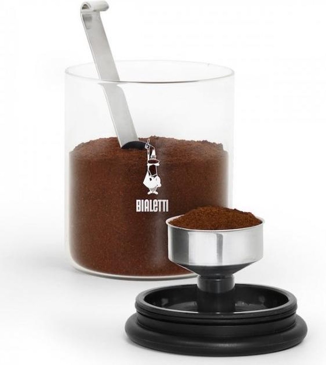 Bialetti koffie voorraadbus (glas)