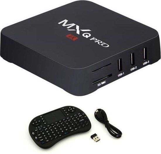 4. MXQ Pro 4K Amlogic S905 zwart