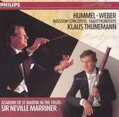 Hummel, Weber: Bassoon Concertos / Thunemann, Marriner