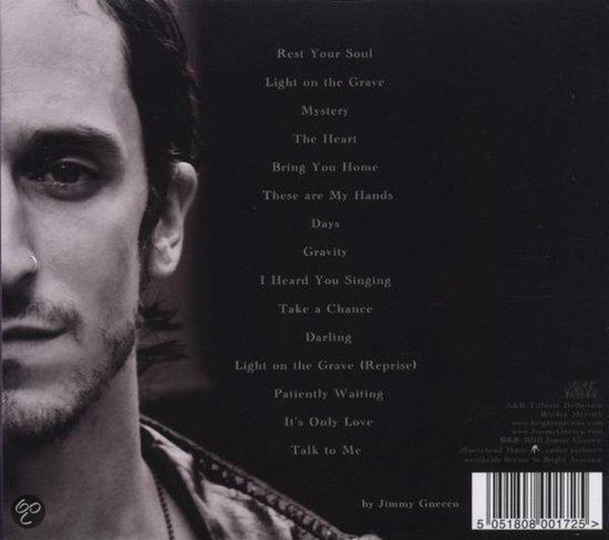 Jimmy Gnecco The Heart, Jimmy Gnecco CD (album) Muziek