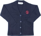 Sint-Ludgardis schooluniform - Vest meisje - Donkerblauw - Maat 4 jaar