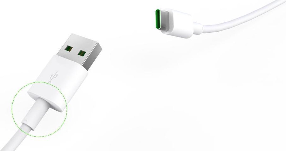 Câble de charge USB-C - 1M - Charge rapide 2A - Blanc - Orico