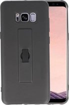 Carbon series hoesje - Backcover Geschikt voor Galaxy S8 Plus Zwart