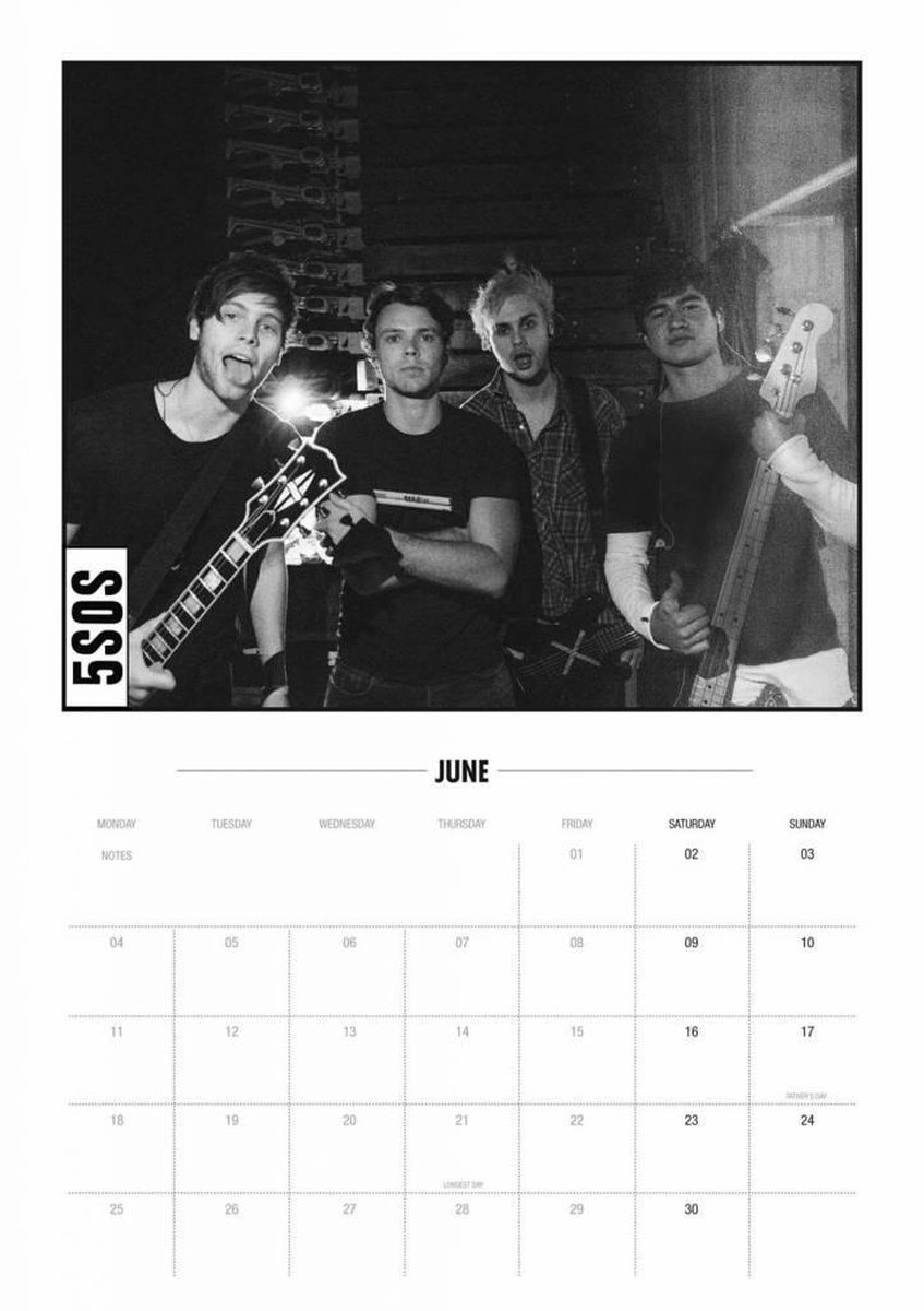 5 Seconds of Summer Official 2018 Calendar A3 Poster Format  bol.com