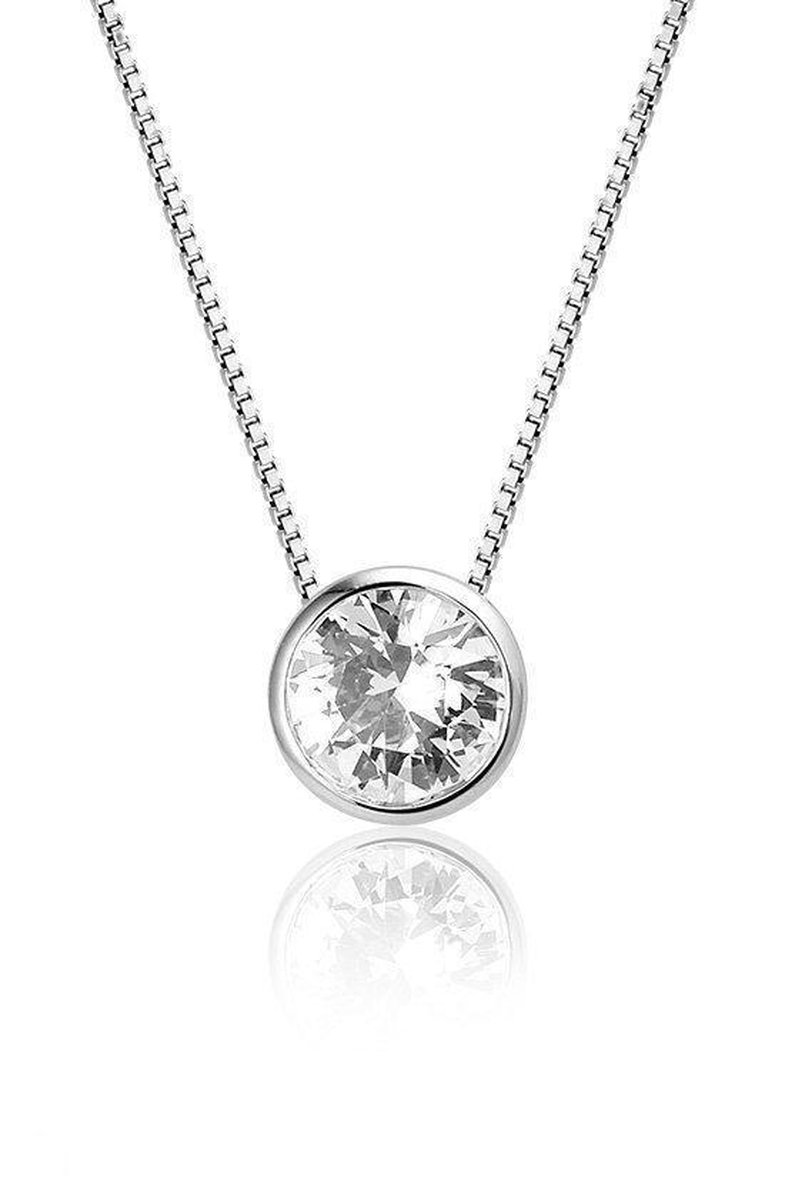 Montebello Ketting Your Star - 925 Zilver Gerhodineerd - ∅10mm - 45cm