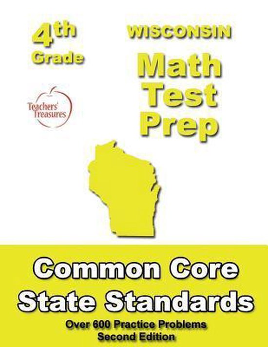 Wisconsin 4th Grade Math Test Prep - cover