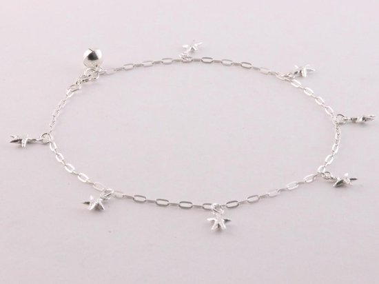 Bracelet de cheville en argent fin avec étoile de mer | bol.com