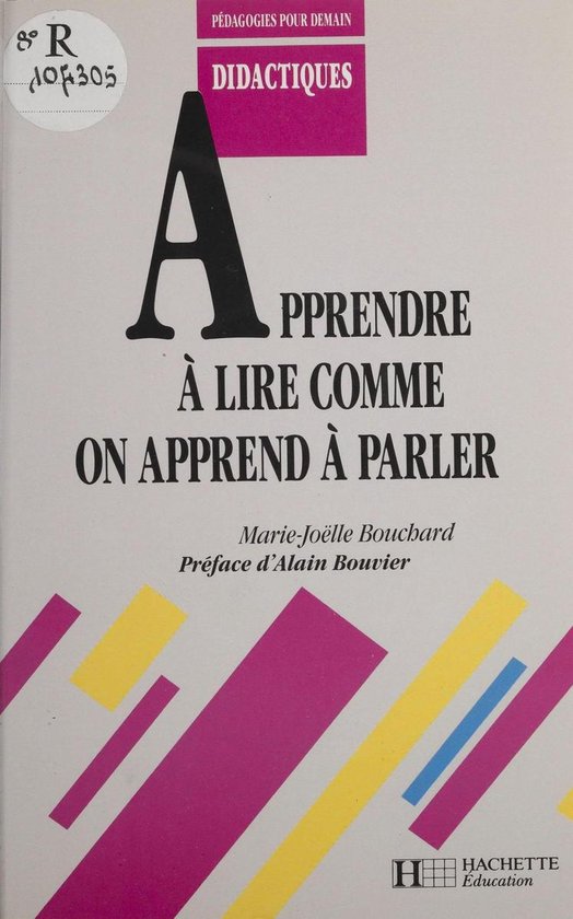 Apprendre à lire comme on apprend à parler - cover