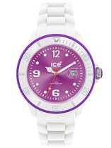 Ice-Watch White-Purple Big 1 - Horloge - Wit-  46 mm