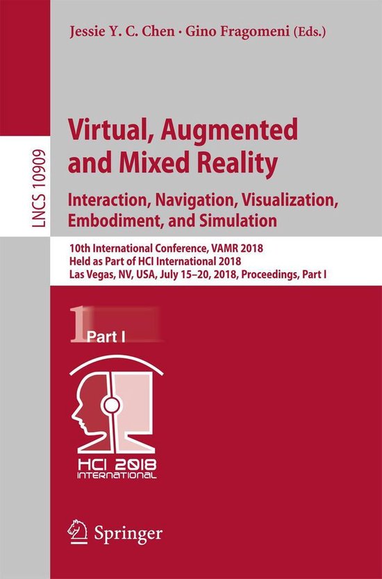 Lecture Notes in Computer Science 10909 - Virtual, Augmented ... - cover