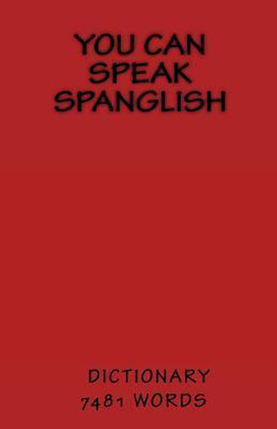 Bol Com You Can Speak Spanglish Alfredo Nasiff Fors Boeken