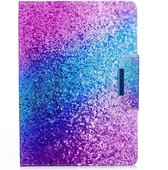 Shop4 - iPad 9.7 (2017) Hoes - Book Cover Glitters Gekleurd