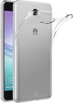 Huawei Y6 (2017) Hoesje Transparant TPU Siliconen Soft Gel Case - van iCall