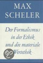 Scheler, M: Formalismus in d. Ethik