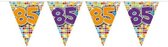 1x Mini drapeau ligne / guirlande - anniversaire 85 ans - 300 cm