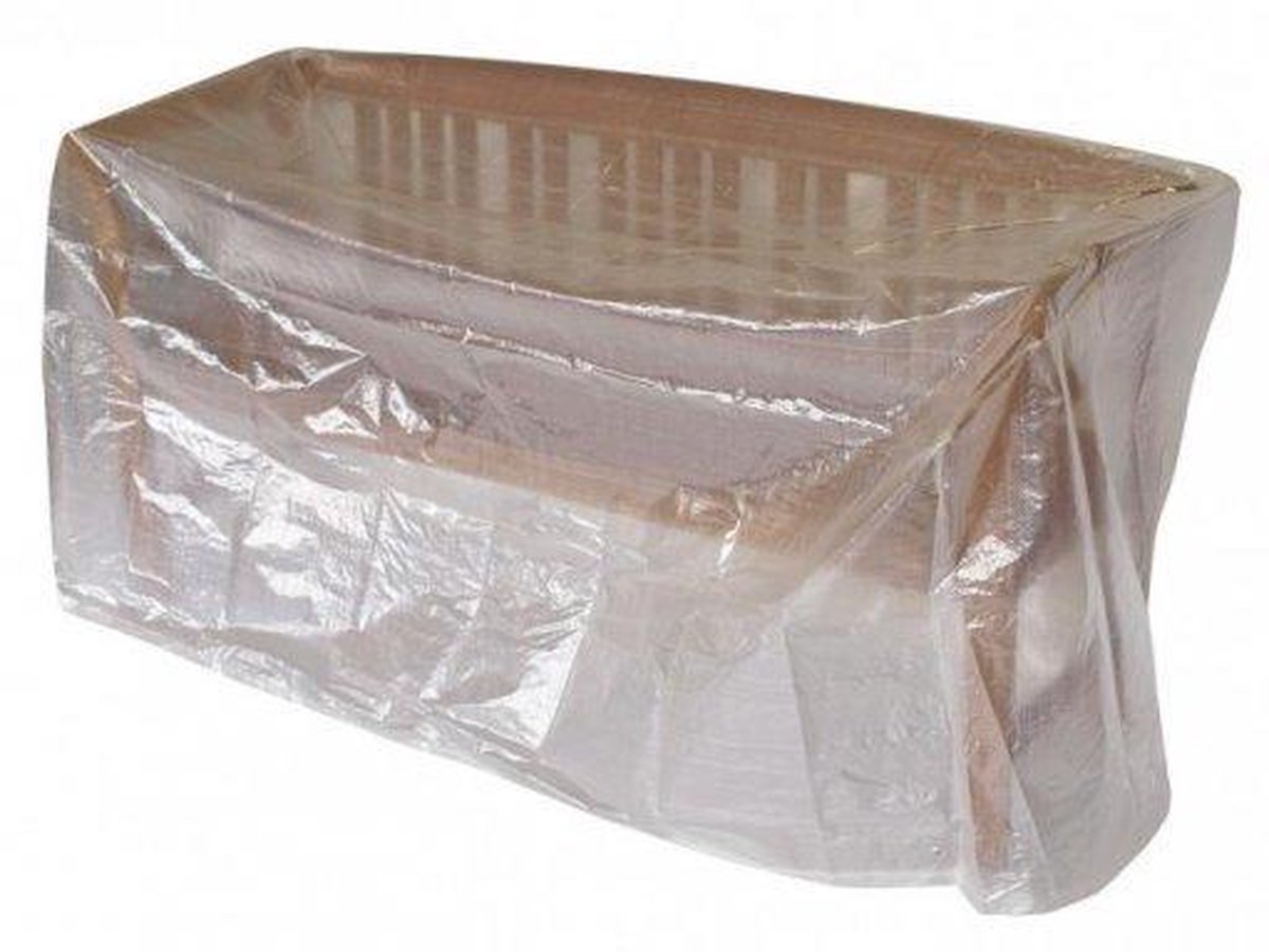 havica tuinbanken Overtrek hoes, afdek hoes, tuinbank hoes 130 cm, bescherm hoes. Transparant