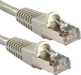 LINDY 47133 RJ45 Netwerkkabel, patchkabel CAT 6A S/FTP 1.50 m Grijs Snagless 1 stuk(s)