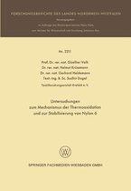 Untersuchungen Zum Mechanismus Der Thermooxidation Und Zur Stabilisierung Von Nylon 6