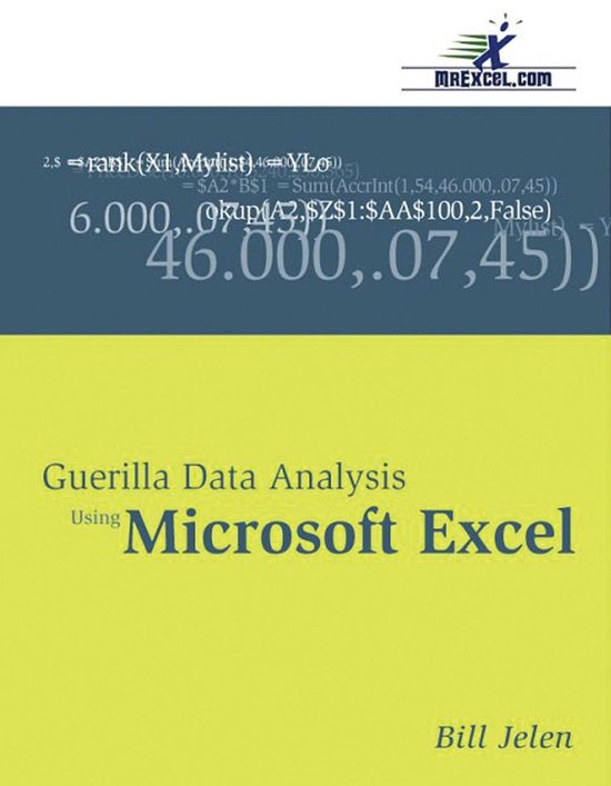 Guerilla Data Analysis Using Microsoft Excel - cover