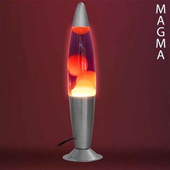 Magma Lava Lamp Rood | bol.com