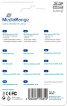 MediaRange MR962 flashgeheugen 8 GB SDHC Klasse 10