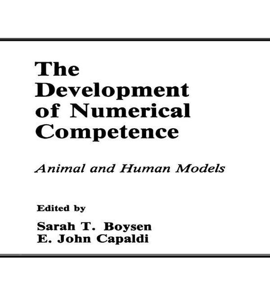 The Development of Numerical Competence - cover