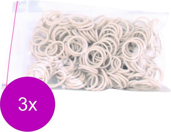 Waldhausen Elastiekjes Zak 50 g - Paardenverzorging - 3 x Wit Waldhausen Elastiekjes Zak 50 g - Paardenverzorging - 3 x Wit
