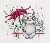 Borduurpakket Kat In De Regen - Panna