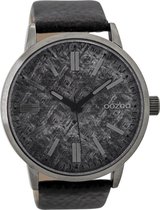OOZOO Timepieces Zwart horloge  (48 mm) - Zwart